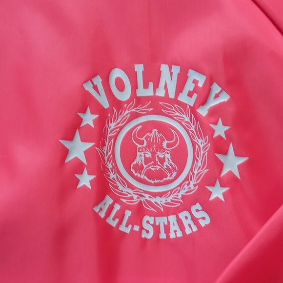 Vintage 90s Volney All-stars Viking Logo Essential Half Zip Windbreaker Jacket