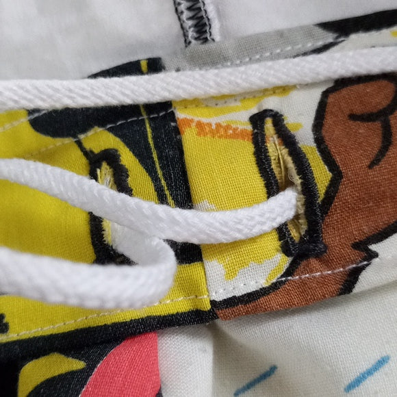 "Benny Stein" Boom Box Benny Custom Patchwork Shorts – UNISEX