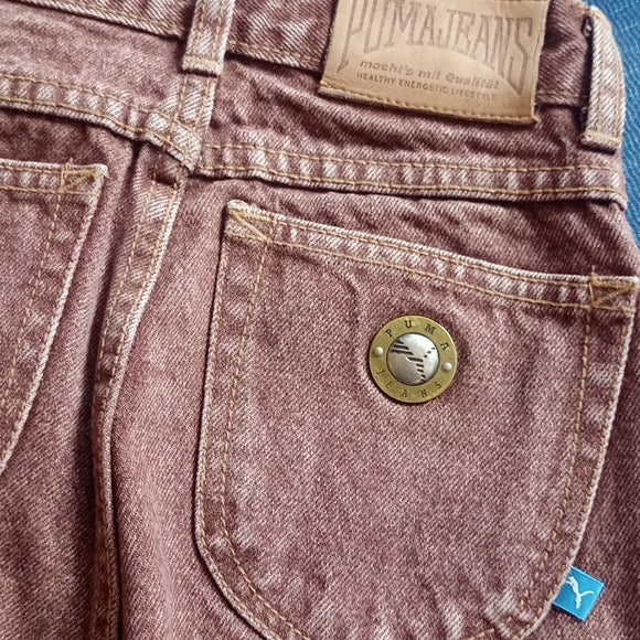 Vintage 1980s Puma Women's MOM Denim Jeans