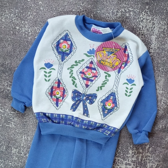 DEADSTOCK Vintage ATHLETIC WORKS Matching Top and Pants