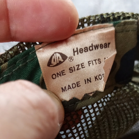 VINTAGE 90s Camouflage Operation Desert Storm Cap