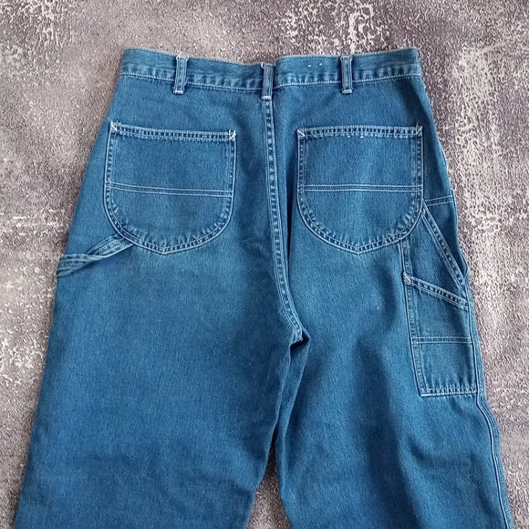 Vintage Y2K Baggy Dneim Jeans UNISEX Hammer Loop