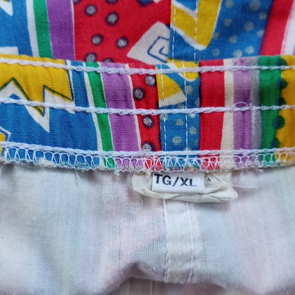 Vintage 90s Off Shore Funky Retro Pattern Shorts Fresh Prince