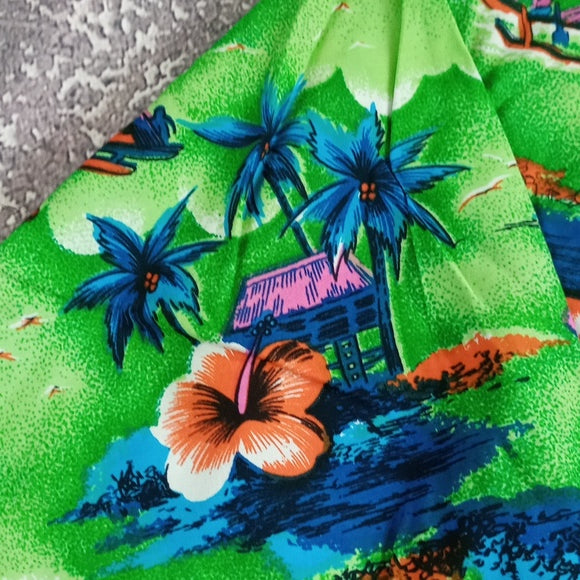 Vintage BAHAMAS Style Button-Up Shirt Hawaiian