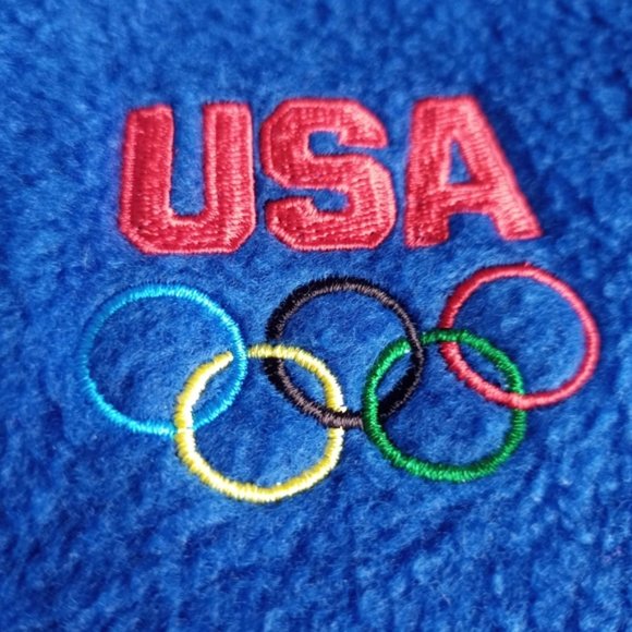 Team USA Olympic Zip-Up Fleece Vest