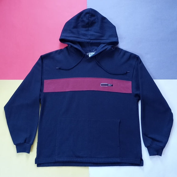 Vintage 90s Reebok Colour Block Essential Hoodie Sweater unisex