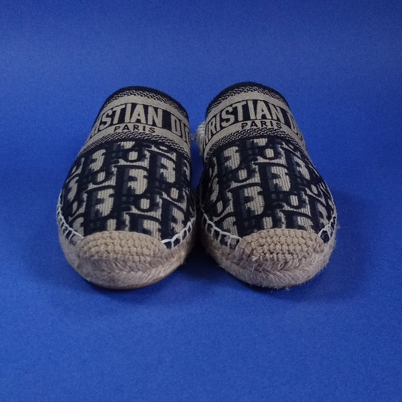 Christian Dior Espadrilles Flat Mule Sandals