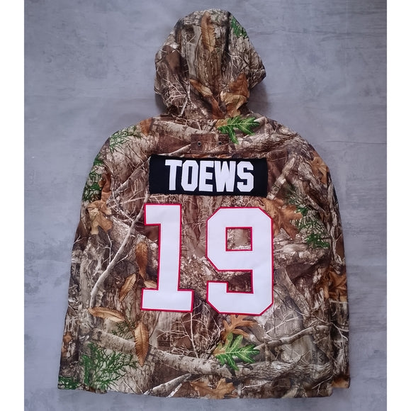🔥 CUSTOM REWORKED JONATHAN TOEWS CAMO NHL JACKET — ONE OF A KIND! 🔥
