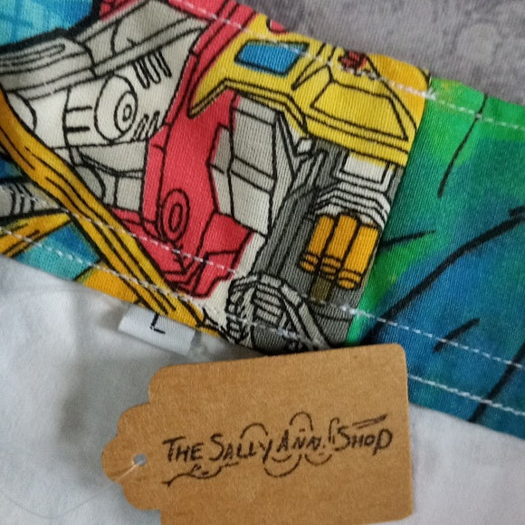 "Benny Stein" Boom Box Benny Custom Patchwork Shorts – UNISEX