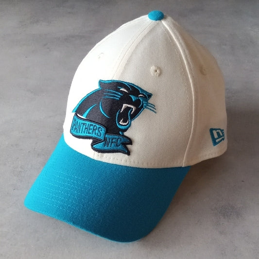 New Era Carolina Panthers NFL22 Sideline 39Thirty White/ Blue Flexfit Hat