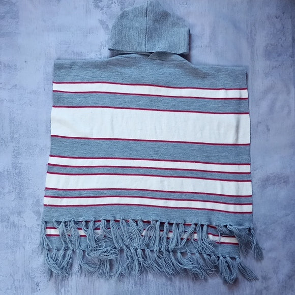 Vintage Skiing Man on Mountain Sweater With Hood UNISEX