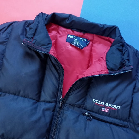 Vintage 90s Polo Sport Ralph Lauren Down Puffer Jacket
