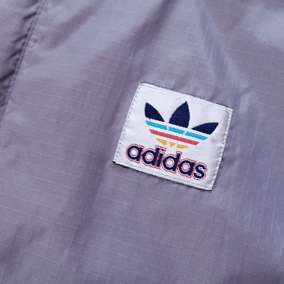 VINTAGE 1970s Adidas Colour Block Two-Tone Windbreaker UNISEX