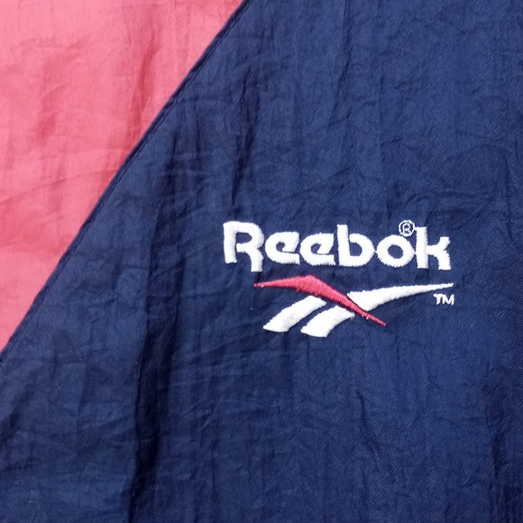 VINTAGE 90s Reebok Red/Blue Colour Block Windbreaker