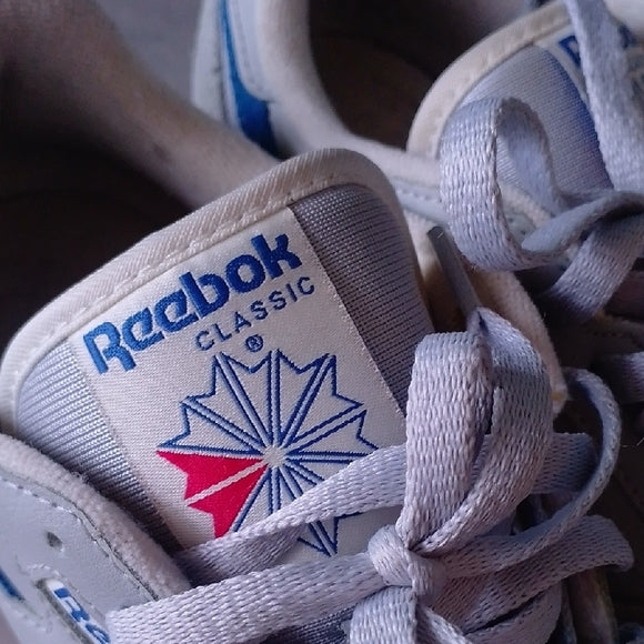 Reebok Classic Leather Dusty Warehouse Pack Grey Blue Trainers Shoes
