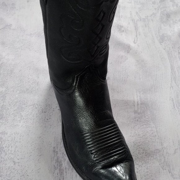AMPUTEE VINTAGE Lucchese Cowboy Leather Boot RIGHT FOOT L000308 10.5 D 63362