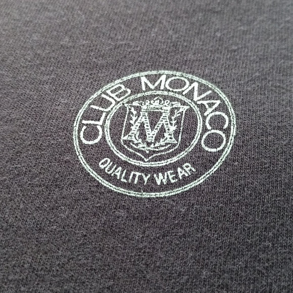 Vintage Club Monaco Small Logo Black T-Shirt