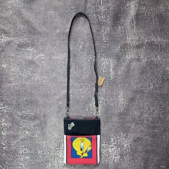 One-of-a-Kind Reworked Tweety Bird Crossbody Bag – Unisex