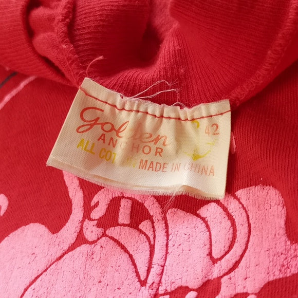 Vintage 80s Bahamas Flamingo Beach Club Single Stitch T-Shirt UNISEX
