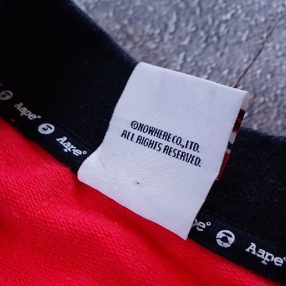 Aape By BATHING APE Orange Zip Up JAcket