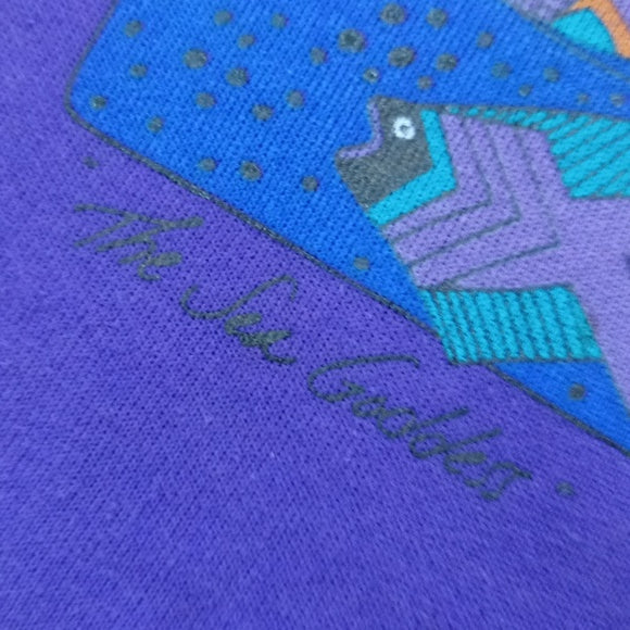 Vintage 90s Topless Mermaid & Fish Laurel Burch Crewneck