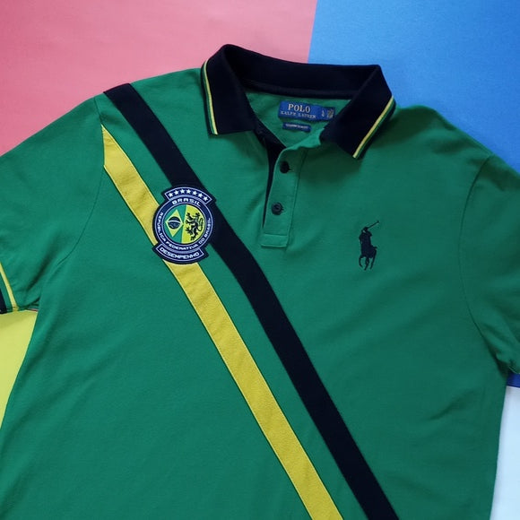Polo By Ralph Lauren Brasil POLO RL Desempenho Polo T-Shirt Custom Slim fit