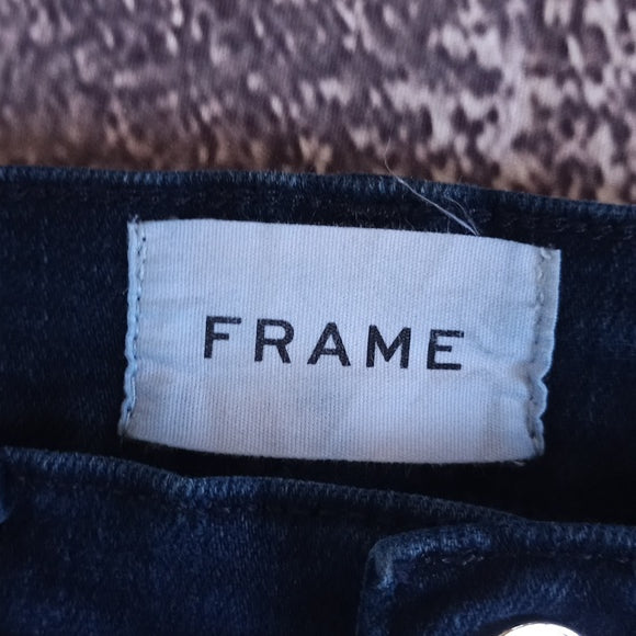 FRAME Le High Skinny Denim Jeans STYLE# LHSK793 ONYX INDIGO