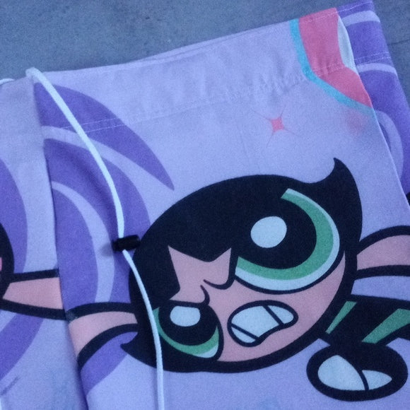 Vintage Boom Box Benny's "Power Puff Girls" Custom Patchwork Shorts – UNISEX