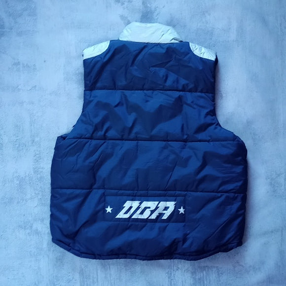 VINTAGE 90s Aiai Racing Patch Cargo Pockets Puffer Vest unisex