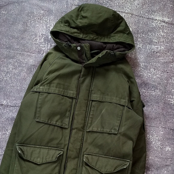 ADIDAS HEAVY DUTY CARGO POCKETS JACKET WINTER GREEN MEDIUM