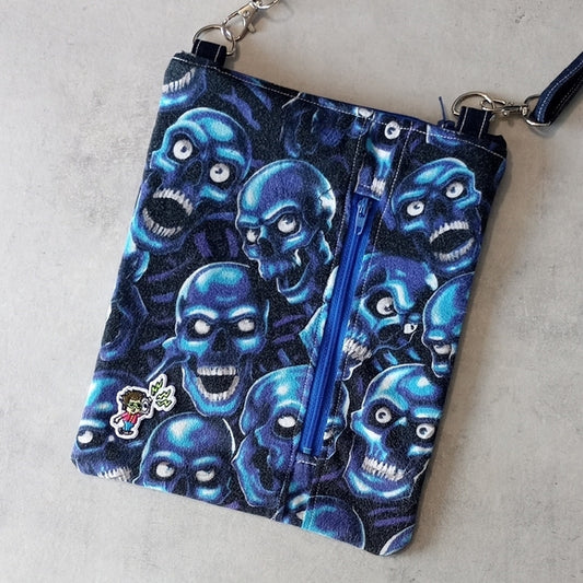 One-of-a-Kind Reworked Skullpile Crossbody Bag – Unisex