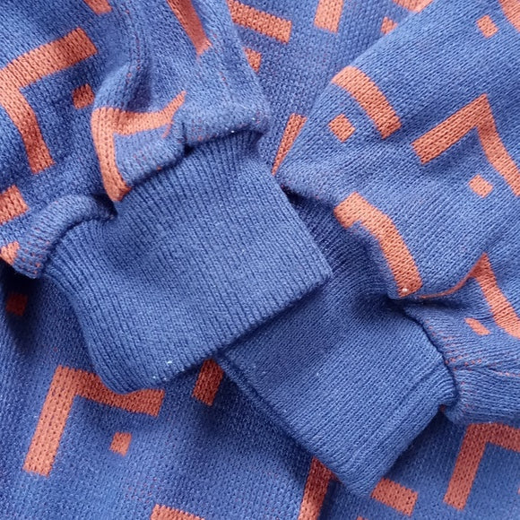 Vintage Funky Pattern Crewneck Sweater Unisex