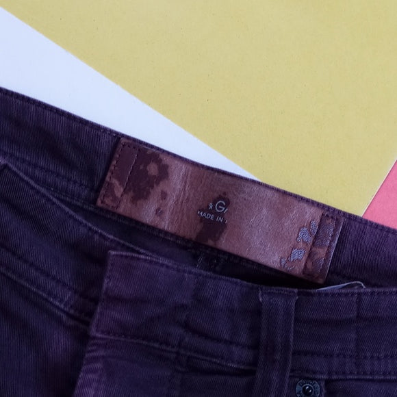 Dolce & Gabbana Denim Jeans Maroon Stretch TP-G654MT