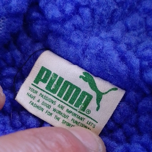 VINTAGE Puma Navy Hooded Jacket