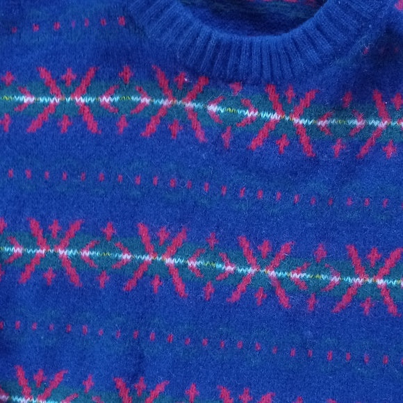 Vintage 90s Hunt Club Shetland Wool Crewneck Sweater