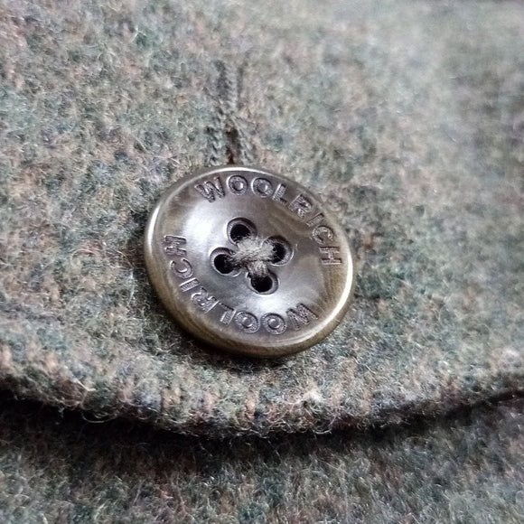 Women's Woolrich Wool Sherpa Lined With Hood Jacket Green