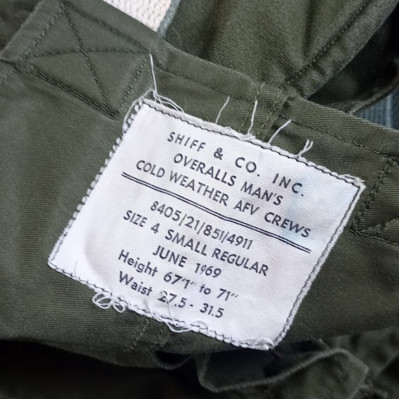 SHIFF & CO. INC Overalls Man's Cold Weather AFV Crews June 1969