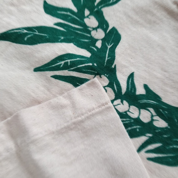 Vintage 1980s Hawaii Hui O Laka Kobe'e Museum Kaua'i Single Stitch T-Shirt Wrap