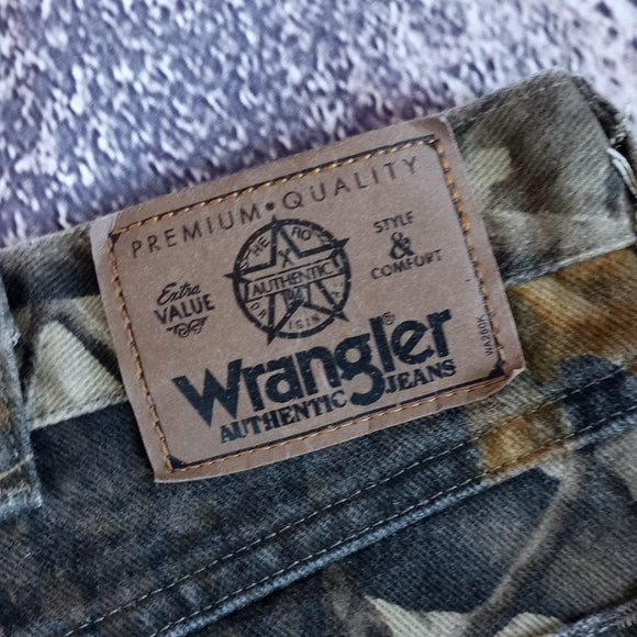 WRANGLER CAMOUFLAGE Denim Jeans BAGGY