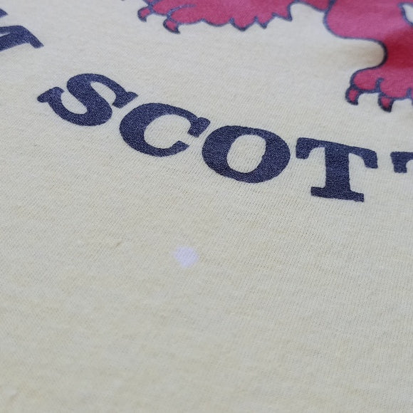 Vintage 90s Thank God I'm Scottish Graphic Single Stitch T-Shirt