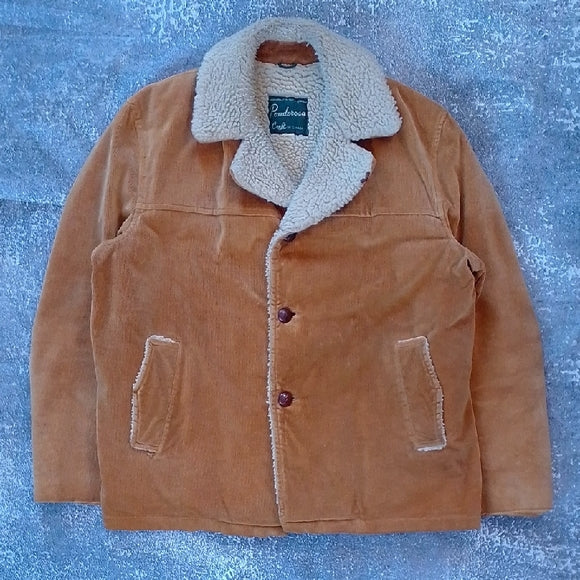 Vintage Sherpa Ranch Style Corduroy Jacket