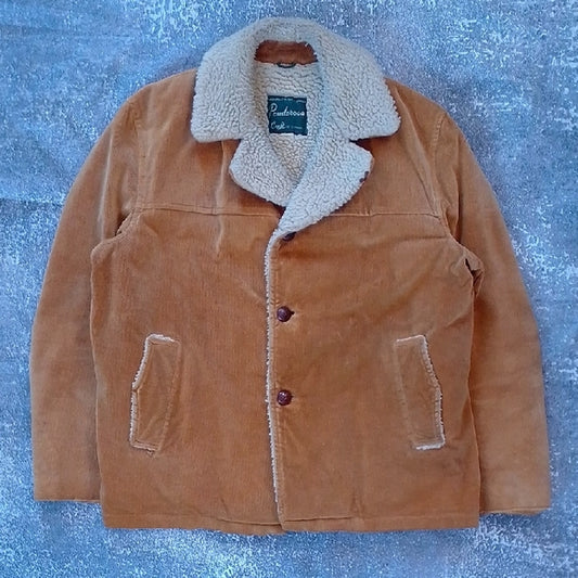 Vintage Sherpa Ranch Style Corduroy Jacket