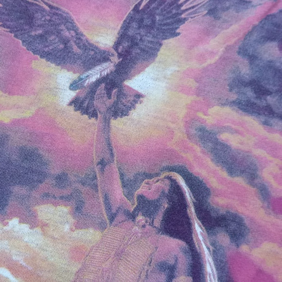Vintage 1997 Indigenous / Native American With Eagle Single Stitch T-Shirt