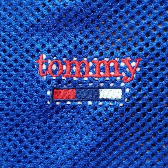 Vintage 90s Tommy Hilfiger MESH T-Shirt See through
