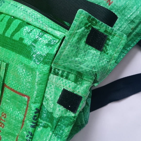 Handmade Catfish Gecko Traders 100% Recycled Material Messenger Bag