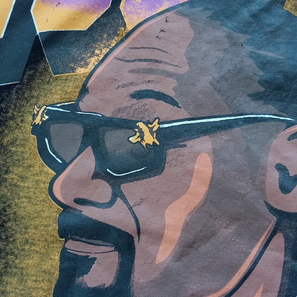 SNOOP DOGG BIG PRINT Graphic T-Shirt Lakers Colours