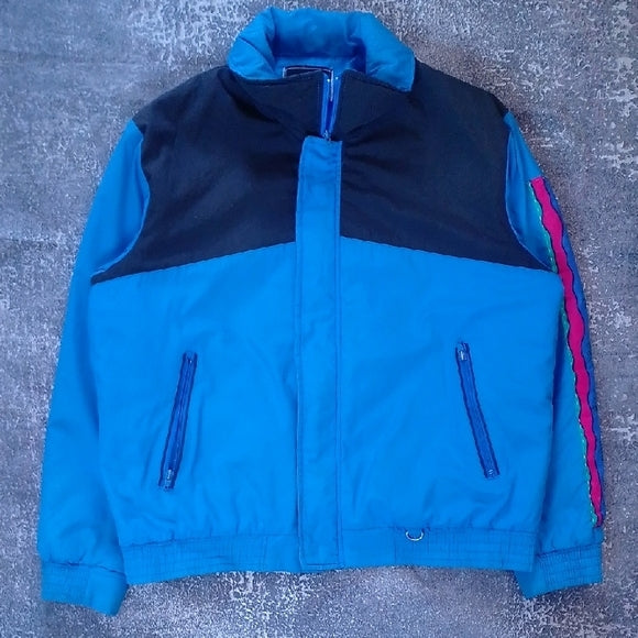 Vintage Custom “The Lion King” Upcycled Blue Lion Jacket — Timon & Pumbaa UNISEX