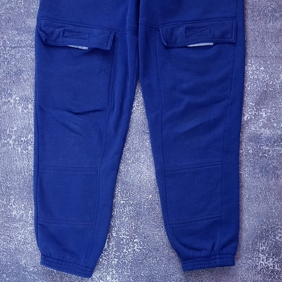 Vintage Cargo Pants Sweat Pants Blue UNISEX