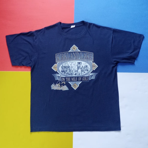 Vintage 1994 Kirkland Lake On The Mile Of Gold Single Stich T-Shirt Unisex