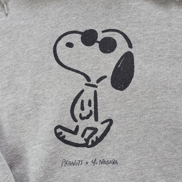 Snoopy Peanuts x Yu Nagaba UNIQLO Hoodie Grey UNISEX
